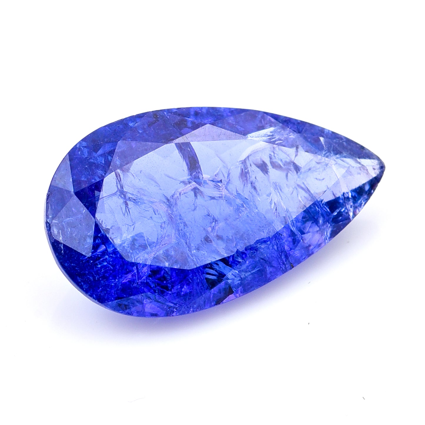 8.57 Natural Zoisite Tanzanite Pear Mixed Cut Gemstone