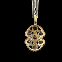 1.41 Ct Oval Tanzanite 14K Gold Pendant