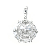 3.11 Carats Lab Grown Diamond 14K Gold Pendant