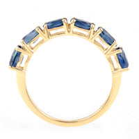 1.57 Ct Pear Sapphire 14K Gold Ring
