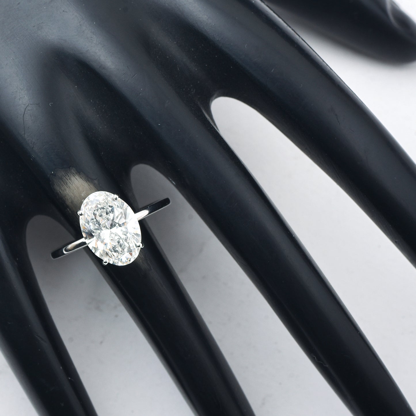 3.02 Carats Lab Grown Diamond 14K Gold Ring