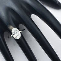 3.02 Carats Lab Grown Diamond 14K Gold Ring