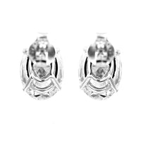 3.83 Carats Lab Grown Diamond 14K Gold Earrings