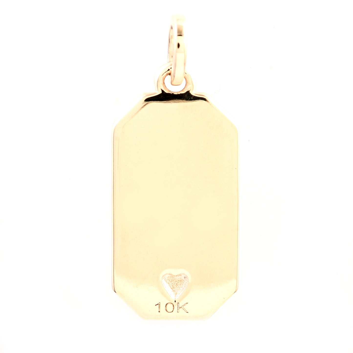 10K Gold Plain Pendant