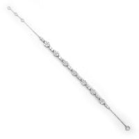 2.36 Carats Lab Grown Diamond 14K Gold Bracelet