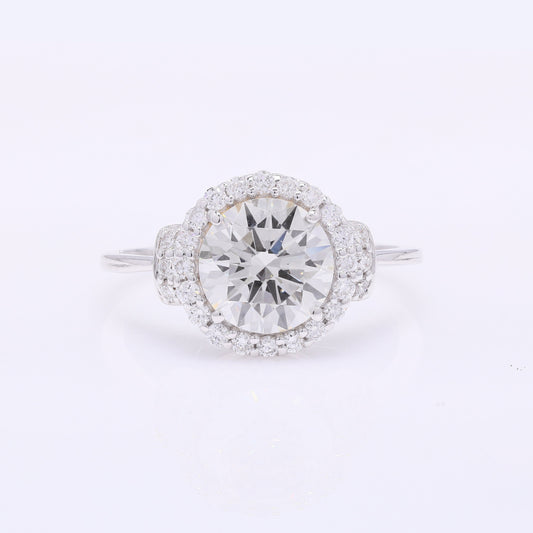 2.30 Carats Lab Grown Diamond 14K Gold Ring