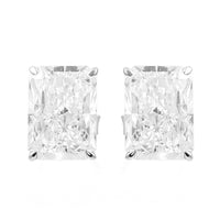 3.79 Carats Lab Grown Diamond 14K Gold Earrings