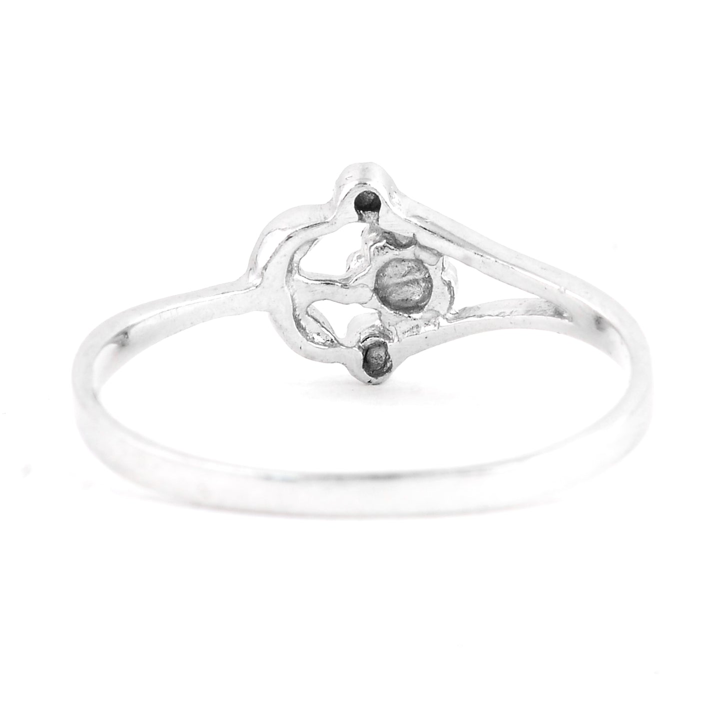 0.00 Ct Plain 925 Sterling Silver Ring