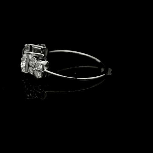 2.08 Ct Round Lab Grown Diamond 14K Gold Ring
