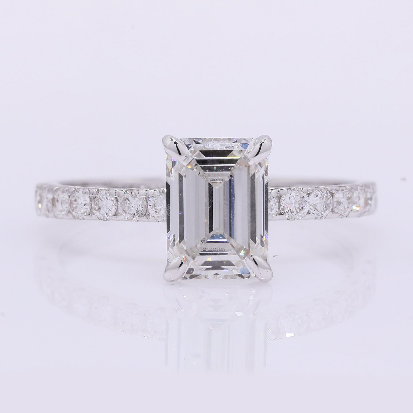 2.14 Carats Lab Grown Diamond 14K Gold Ring