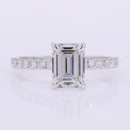 2.14 Carats Lab Grown Diamond 14K Gold Ring