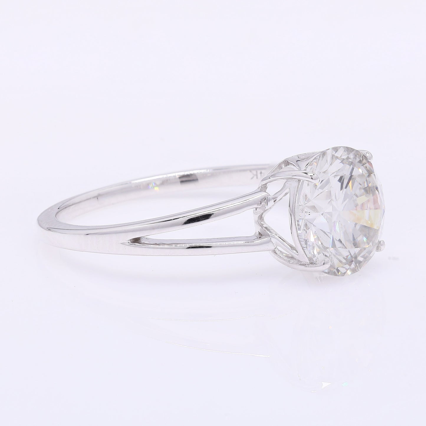 2.12 Carats Lab Grown Diamond 14K Gold Ring