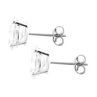 3.84 Carats Lab Grown Diamond 14K Gold Earrings