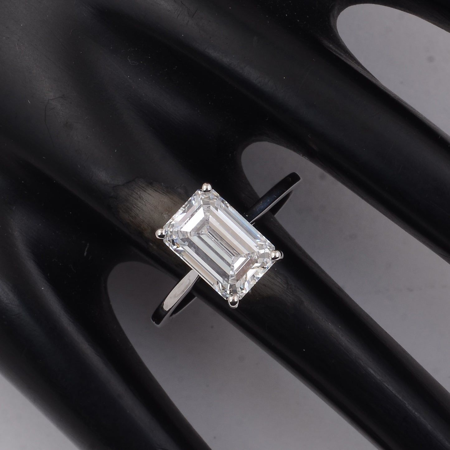 3.04 Carats Lab Grown Diamond 14K Gold Ring
