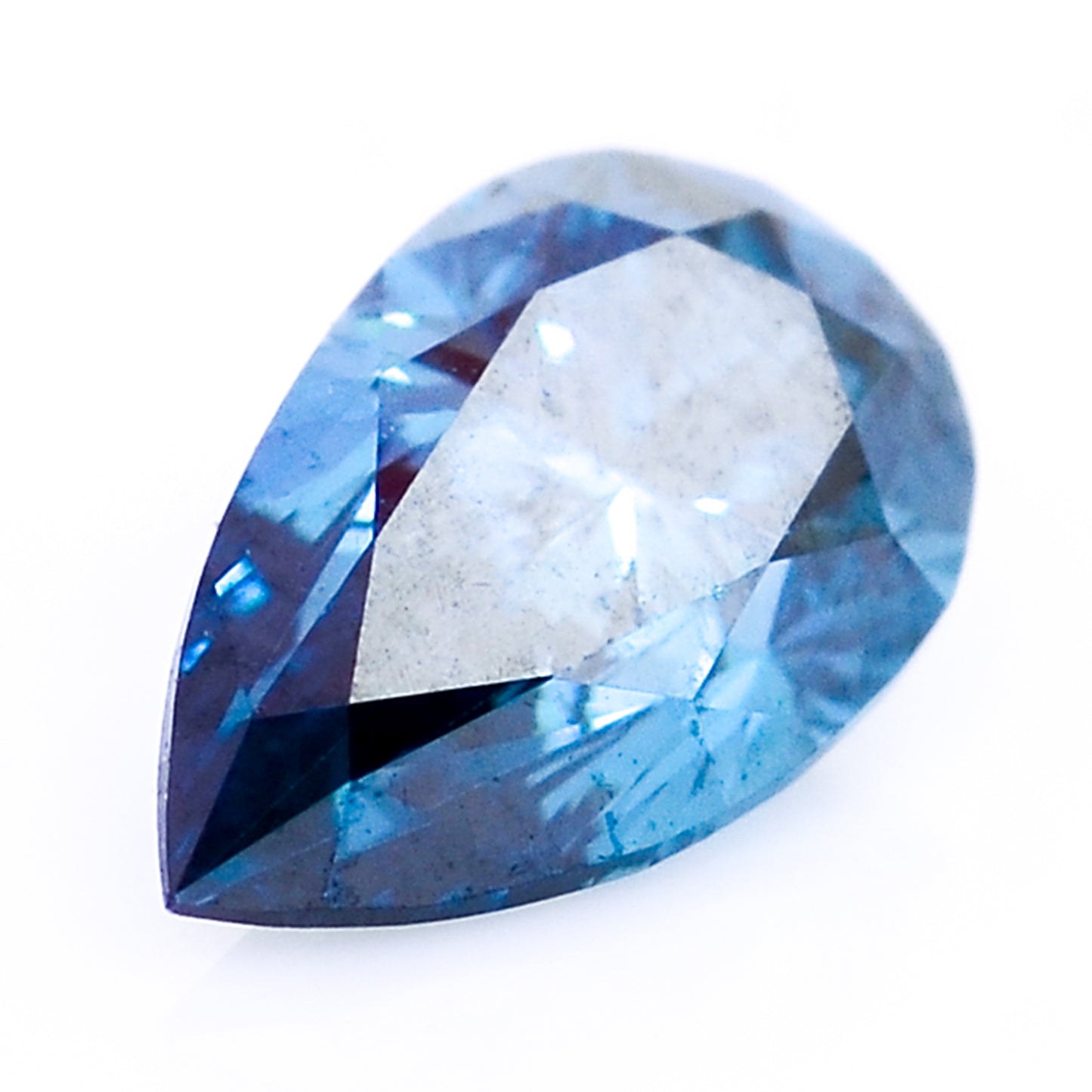 0.27 Blue Diamond Pear Loose Diamond