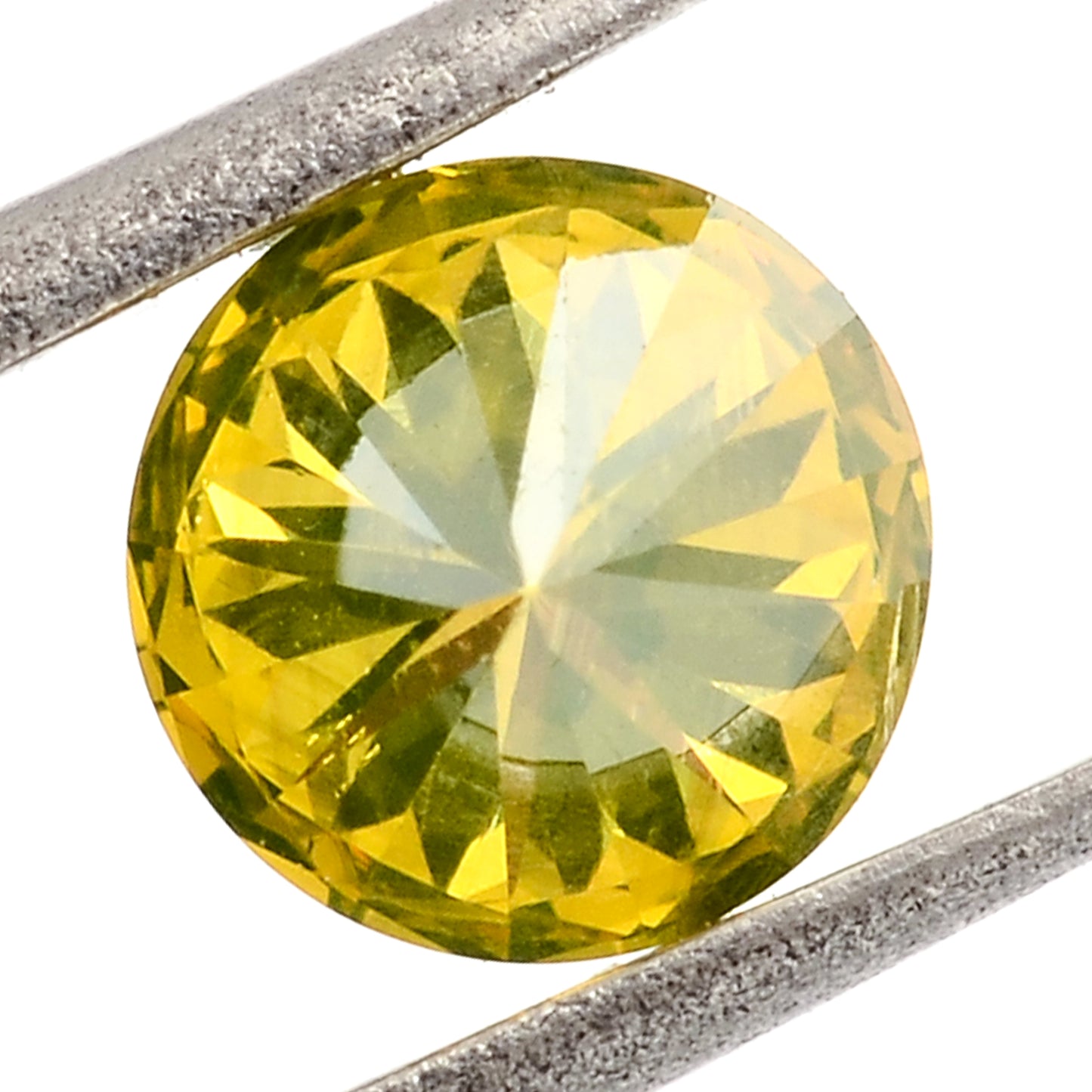 0.61 Yellow Diamond Round Loose Gemstone