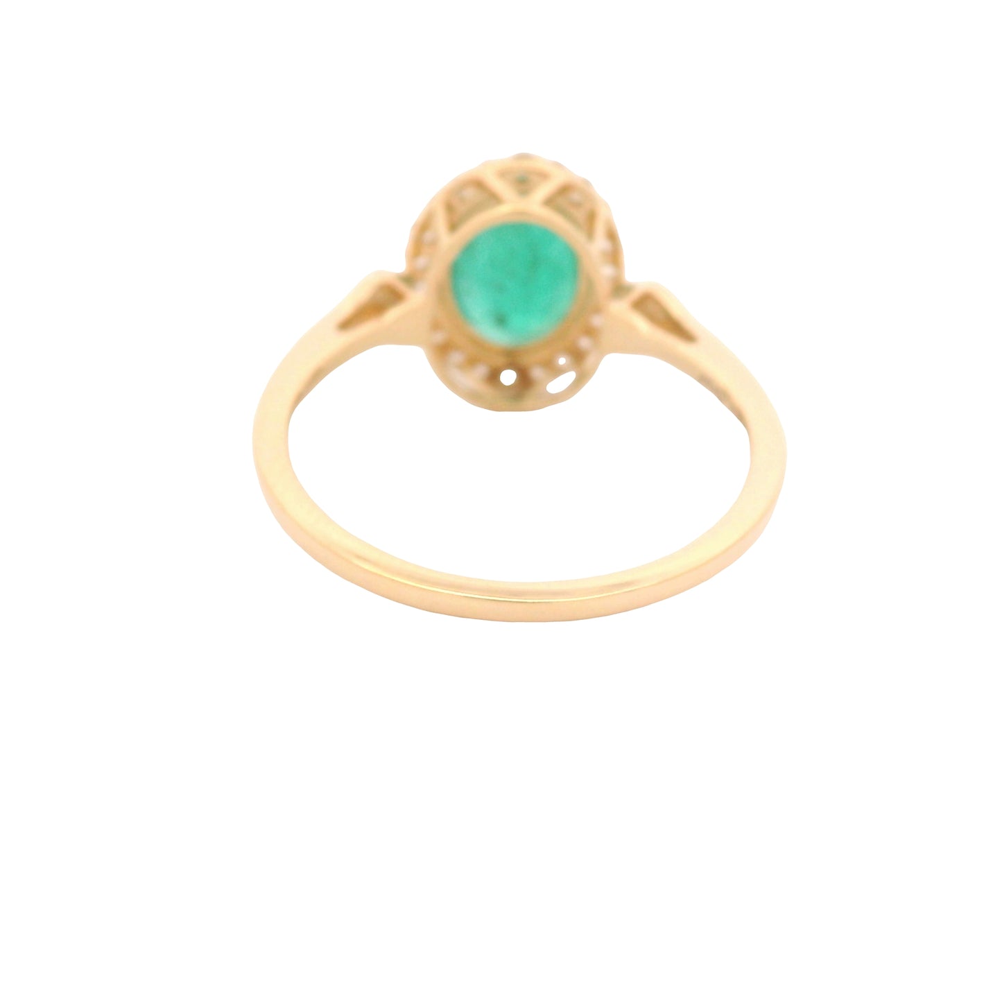 1.68 Ct Oval Emerald 14K Gold Ring