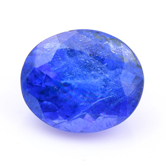 5.93 Natural Zoisite Tanzanite Oval Mixed Cut Gemstone