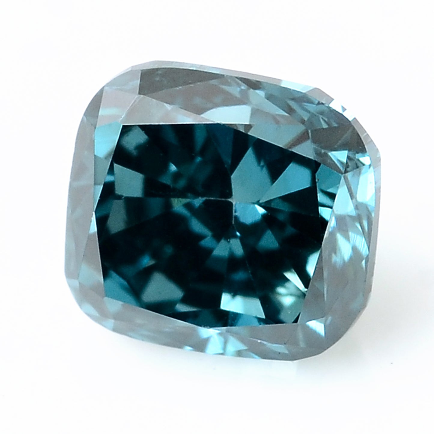 0.33 Carat Blue Diamond Cushion Loose Gemstone