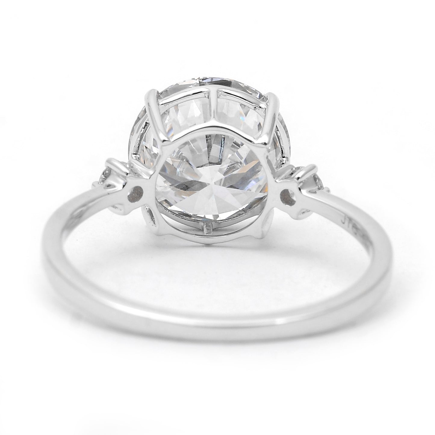 3.22 Carats Lab Grown Diamond 14K Gold Ring