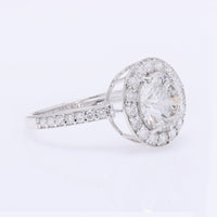 2.53 Carats Lab Grown Diamond 14K Gold Ring