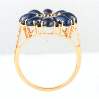 5.84 Ct Oval Sapphire 14K Gold Ring