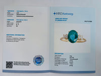1.78 Ct Oval Natural Emerald 14K Gold Ring