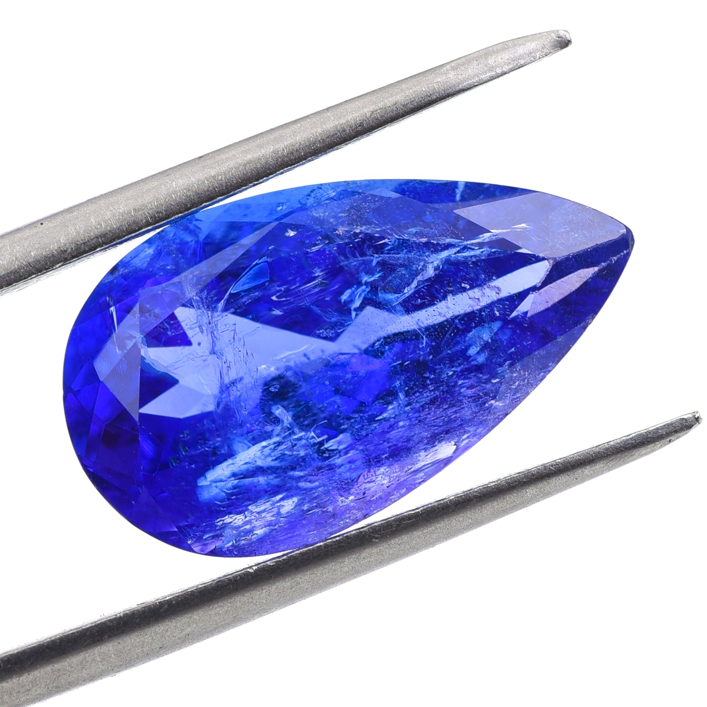 7.84 Natural Zoisite Tanzanite Pear Mixed Cut Gemstone