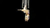 1.93 Ct Pear Tanzanite 14K Gold Earrings