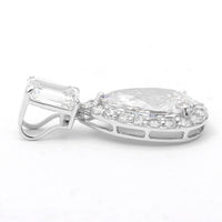 3.49 Carats Lab Grown Diamond 14K Gold Pendant