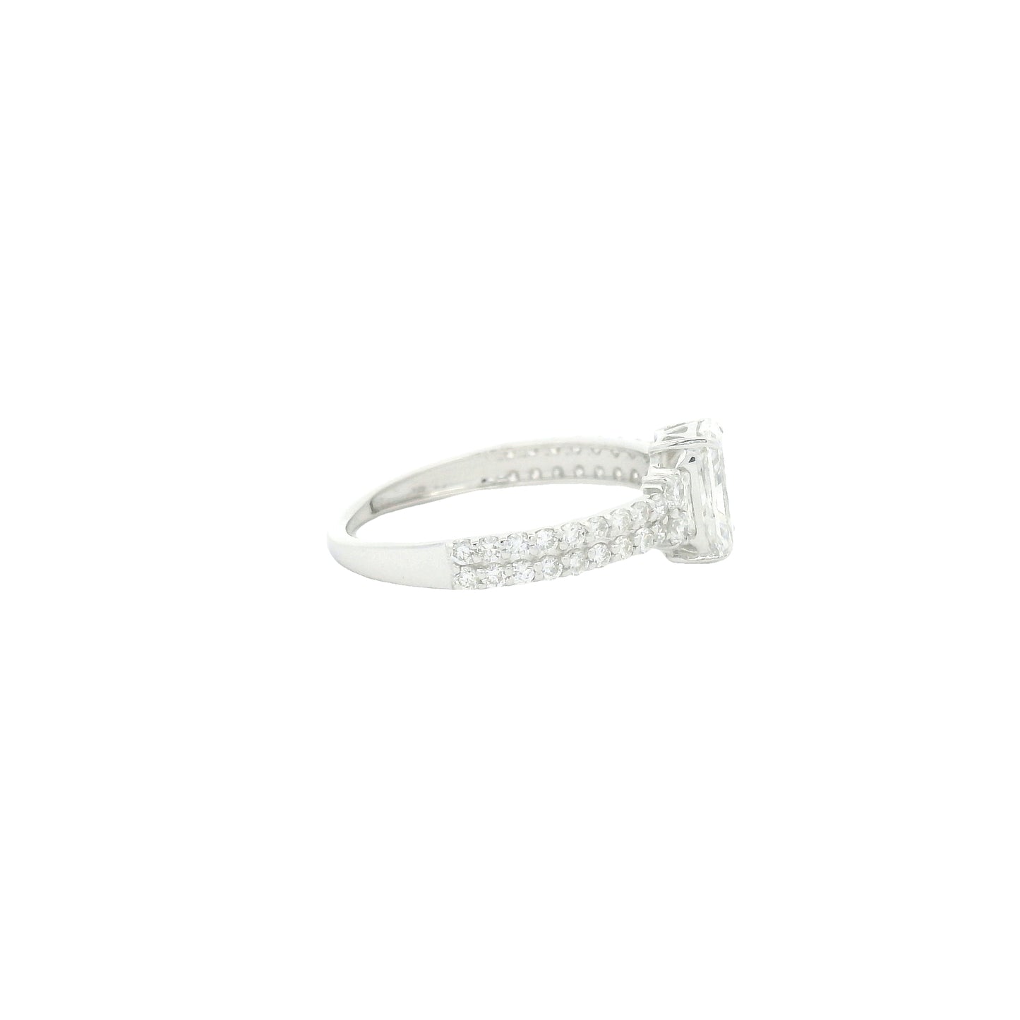 1.57 Carats Lab Grown Diamond 14K Gold Ring
