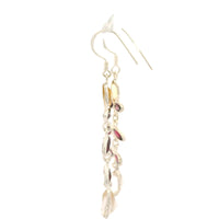 11.80 Ct Rose Quartz, Citrine 925 Sterling Silver Earrings