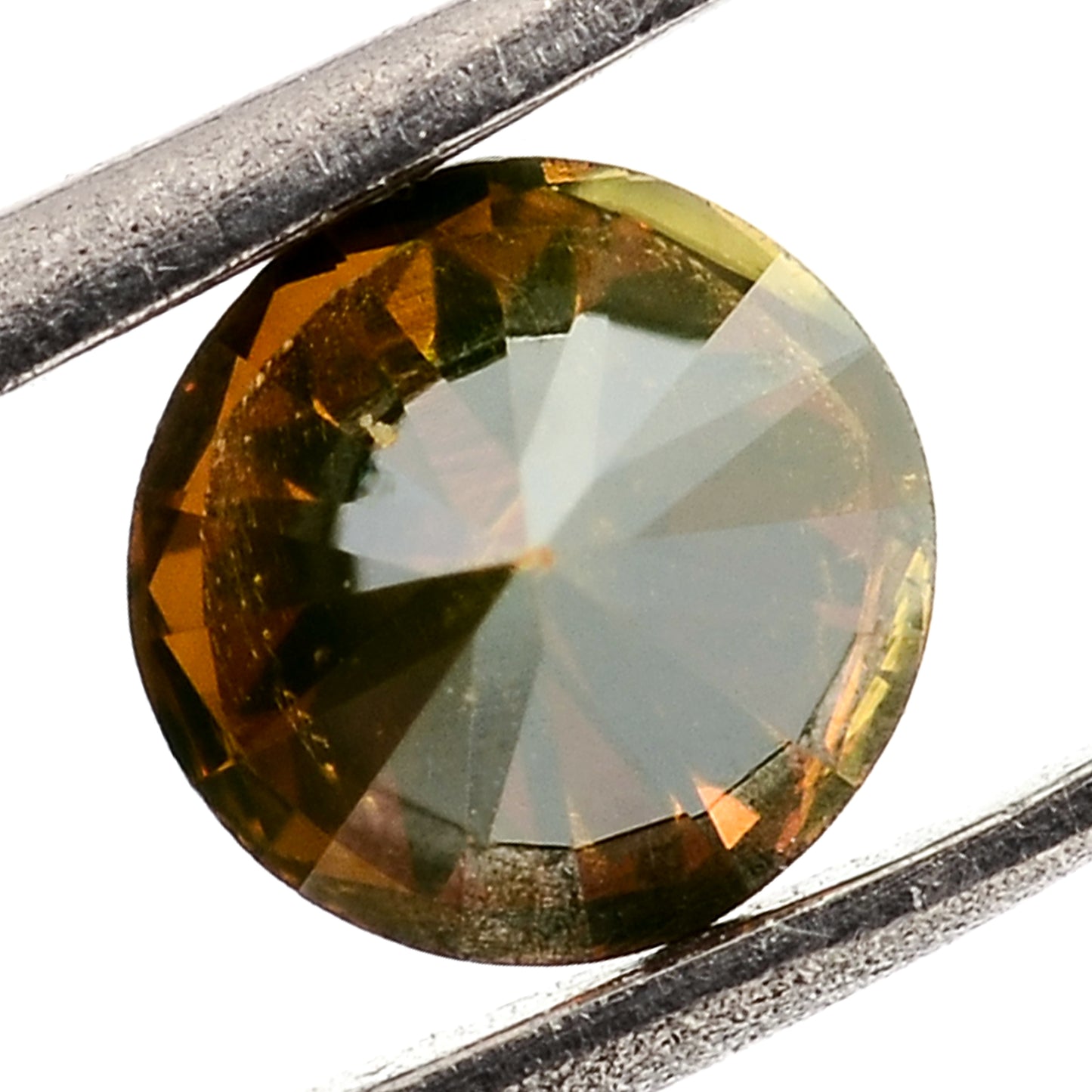 0.51 Red Diamond Round Loose Gemstone