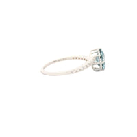 1.74 Carats Blue Lab Grown Diamond 14K Gold Ring