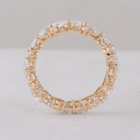 3.61 Carats Lab Grown Diamond 14K Gold Ring