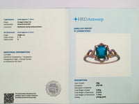 1.27 Ct Octagon Step Cut Natural Emerald 14K Gold Ring