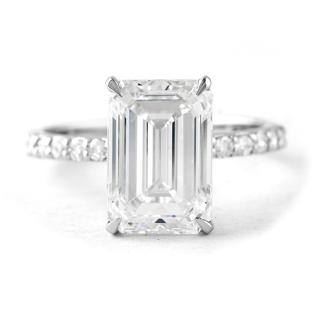 4.80 Carats Lab Grown Diamond 950 Platinum Ring