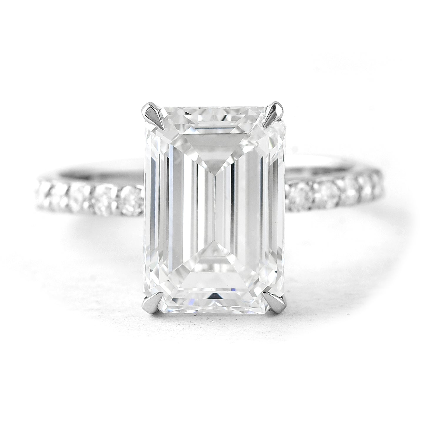 4.80 Carats Lab Grown Diamond 950 Platinum Ring