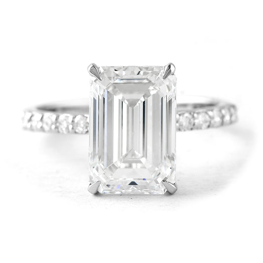 4.80 Carats Lab Grown Diamond 950 Platinum Ring