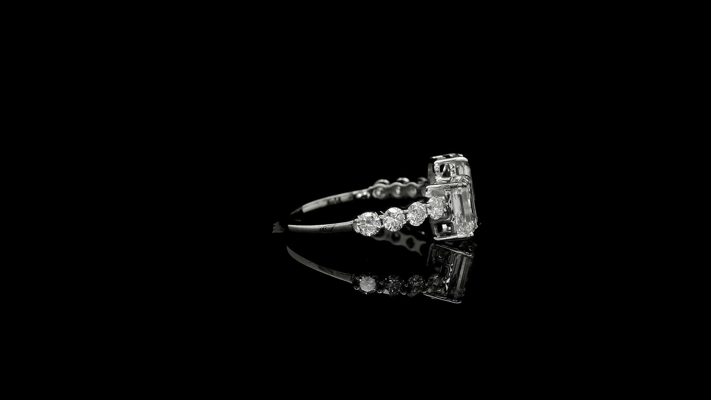 2.64 Carats Lab Grown Diamond 14K Gold Ring