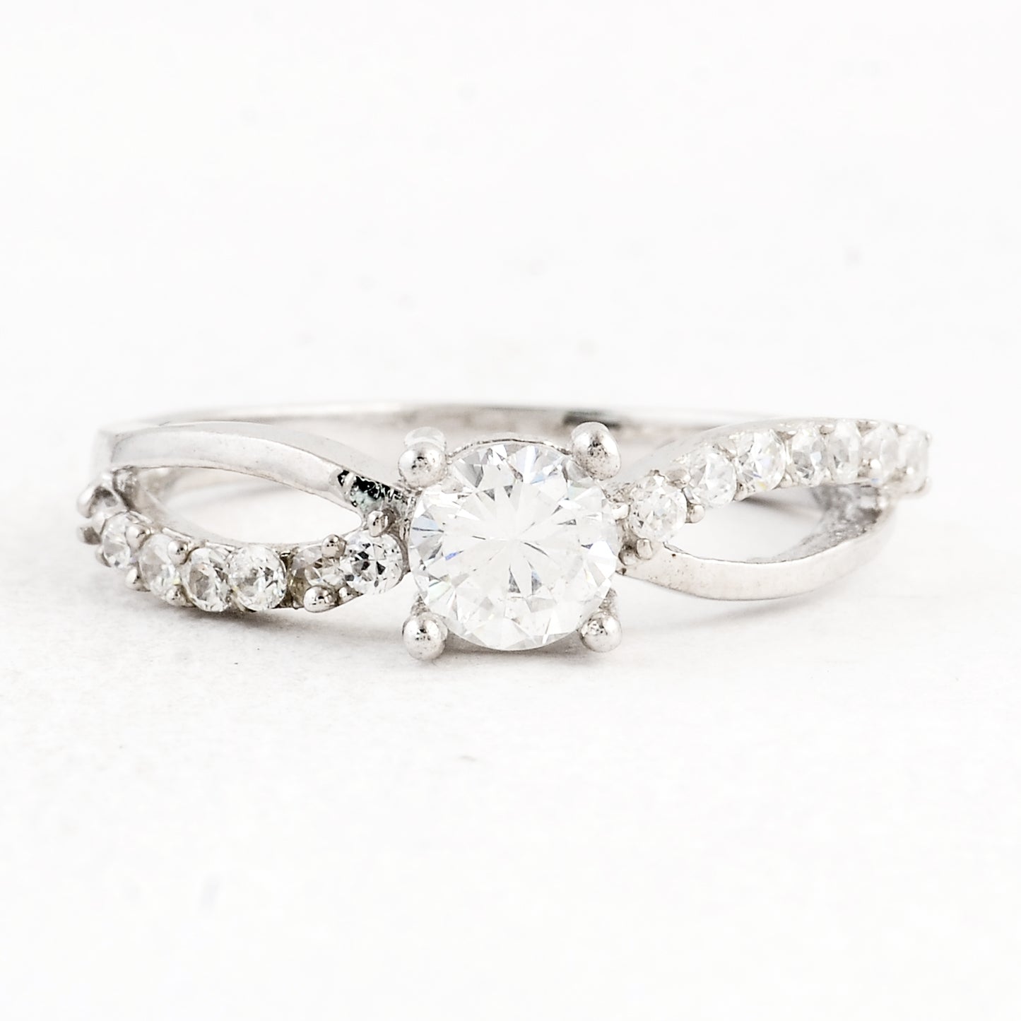 1.20 Ct Cubic Zirconia 925 Sterling Silver Ring