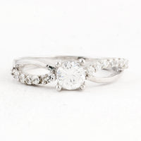 1.20 Ct Cubic Zirconia 925 Sterling Silver Ring