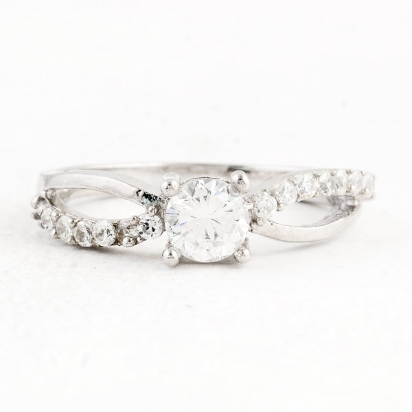 1.20 Ct Cubic Zirconia 925 Sterling Silver Ring