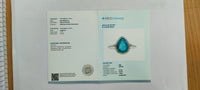 1.83 Ct Pear Mixed Cut Natural Emerald 14K Gold Ring