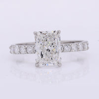 2.32 Carats Lab Grown Diamond 950 Platinum Ring