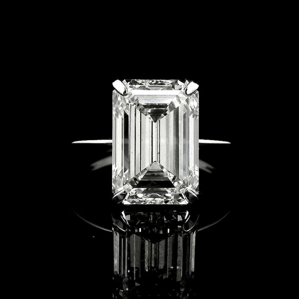 6.30 Carats Lab Grown Diamond 14K Gold Ring