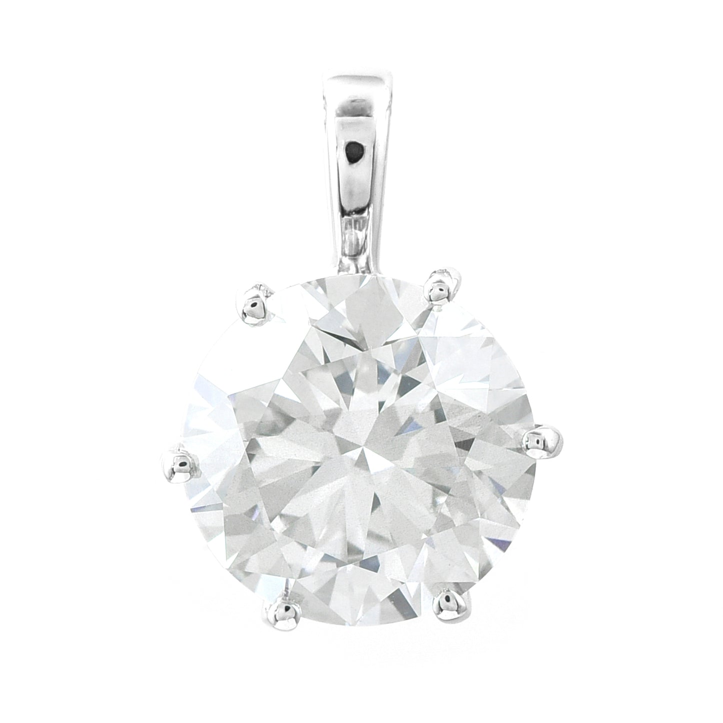 3.11 Carats Lab Grown Diamond 14K Gold Pendant
