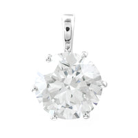3.11 Carats Lab Grown Diamond 14K Gold Pendant