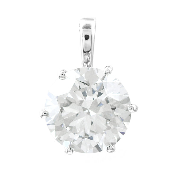 3.11 Carats Lab Grown Diamond 14K Gold Pendant