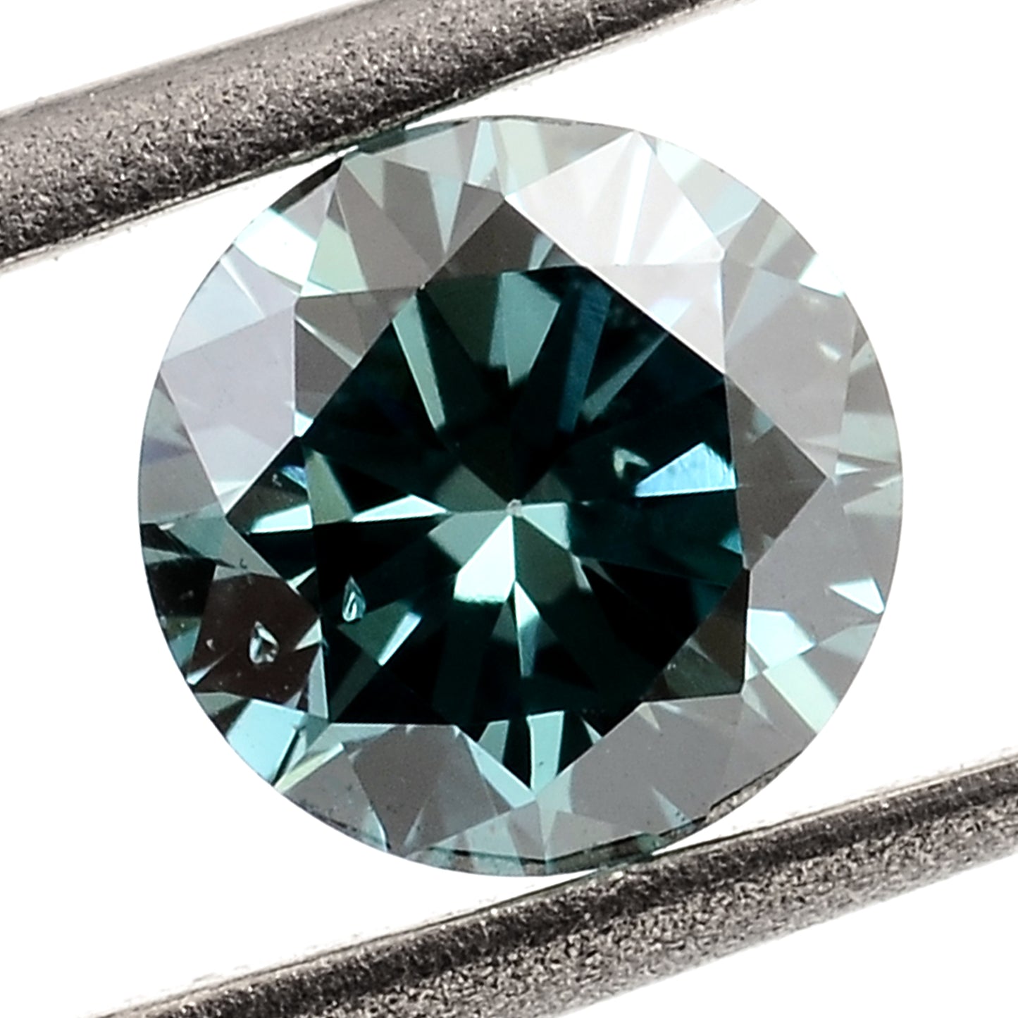 0.42 Blue Diamond Round Loose Gemstone